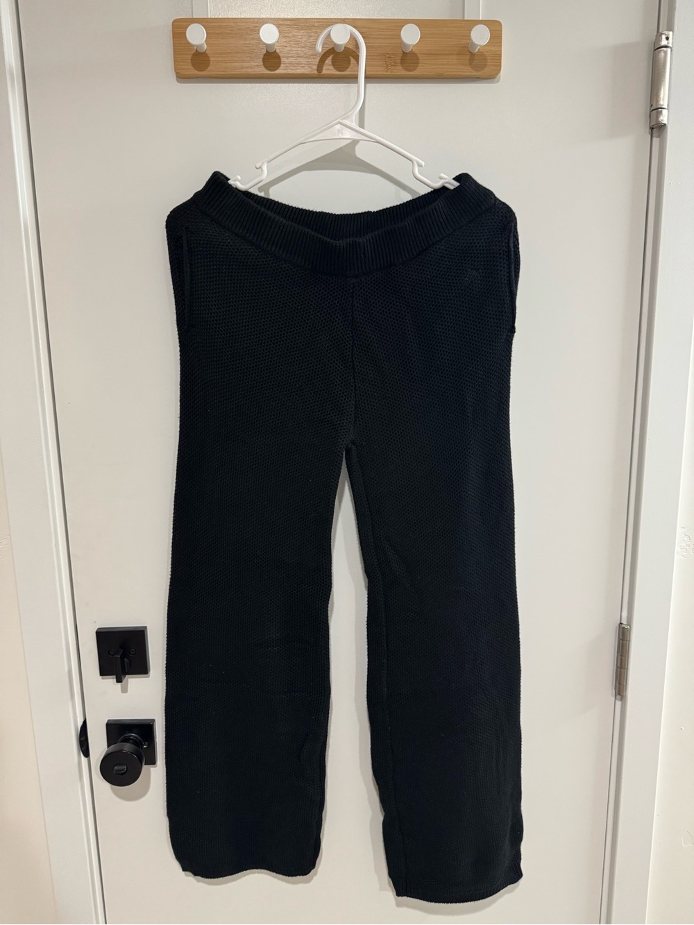 PINK Victoria's Secret Black Knit Pants